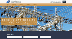 Desktop Screenshot of fathimaengineering.com